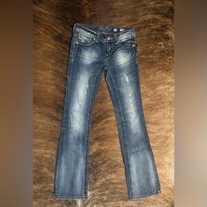 Miss Me Dark Blue Boot Cut Jeans